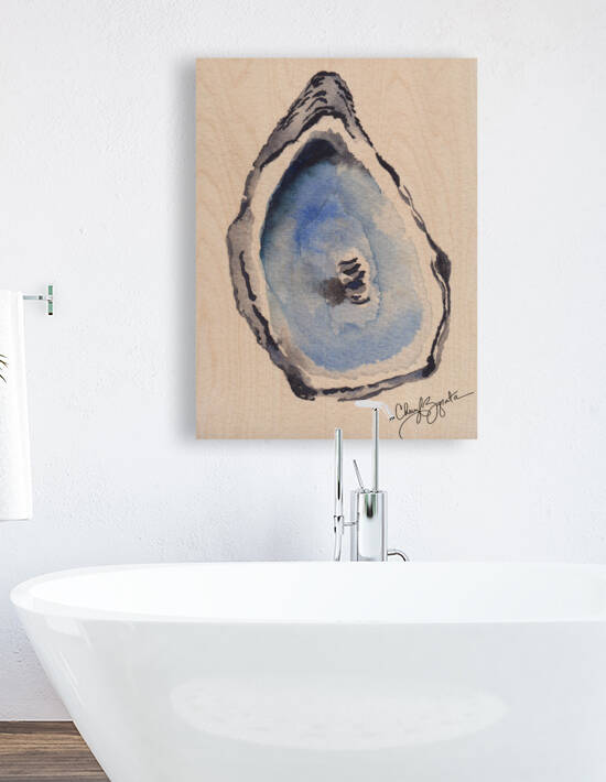 Black & Blue Oysters by Cheryl Zapata