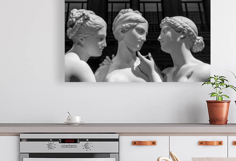 The Tree Graces - Bertel Thorvaldsen by Paolo Modena