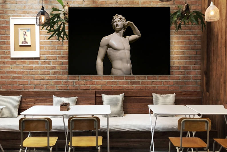 Apollo Crowing Himself - Antonio Canova ancient sculpture - 1782 by Paolo Modena