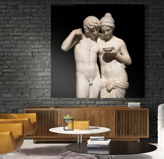 Cupid and Psyche Amore e Psiche by Bertel Thorvaldsen by Paolo Modena