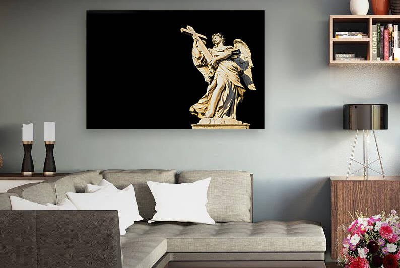 Catholic angel with cross by Paolo Modena