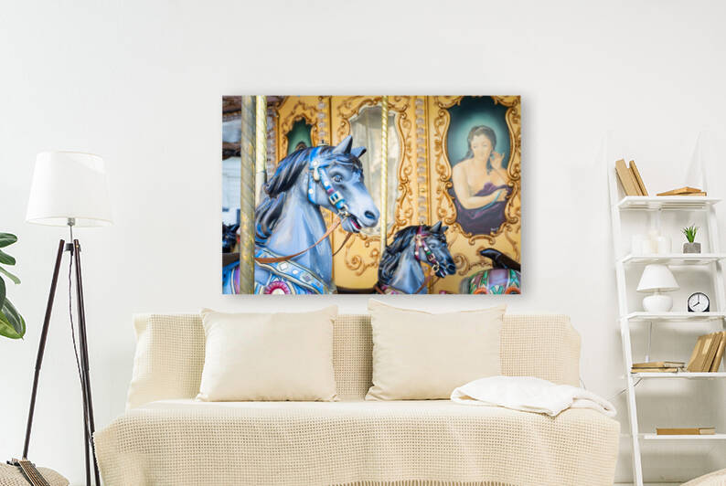 Vintage carousel horse - antique attraction by Paolo Modena