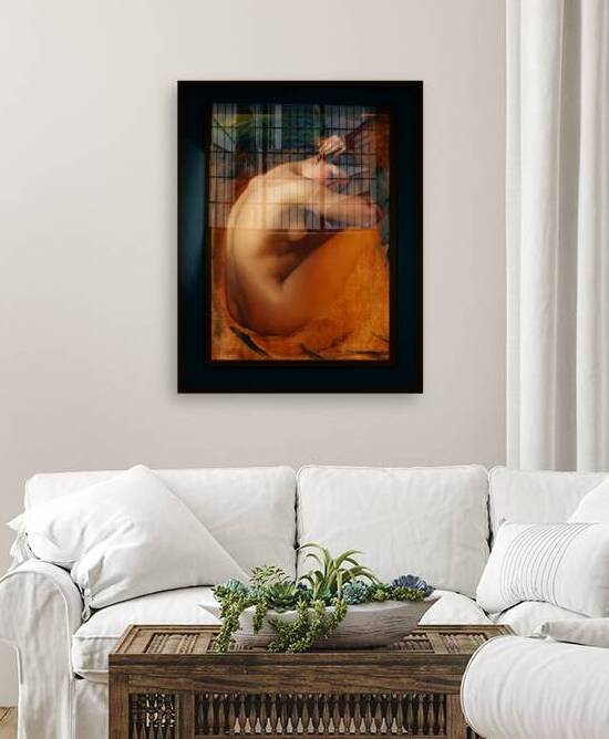 Study of a Female Nude by Henri Lehmann Remastered Xzendor7 Classical Fine Art Old Masters Reproductions by xzendor7