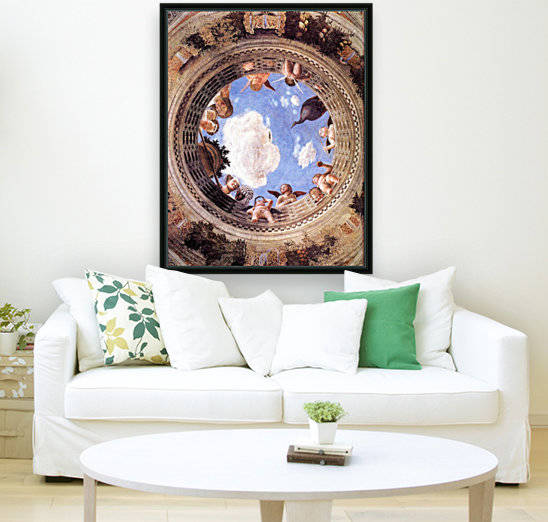 Mantegna Ceiling Oculus in the Camera degli Sposi, Mantova by Andrea Mantegna