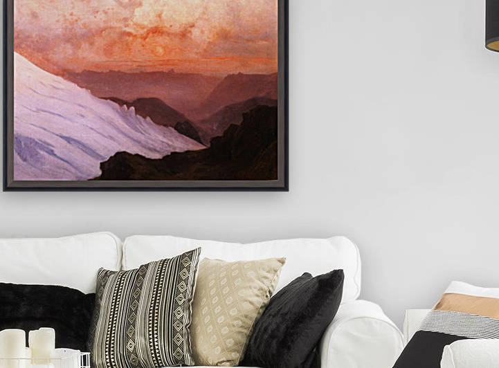 Dawn on Mont Blanc by Toussaint Gabriel Loppe