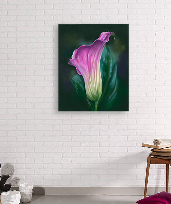 Pink Calla Lily Flower by MM Anderson