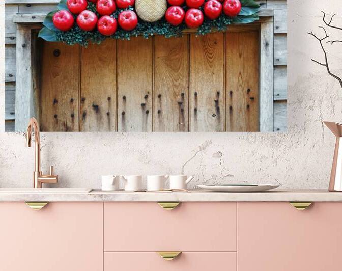 Doorway Fruit Fan in St. Augustine  by Bill Swartwout Photography