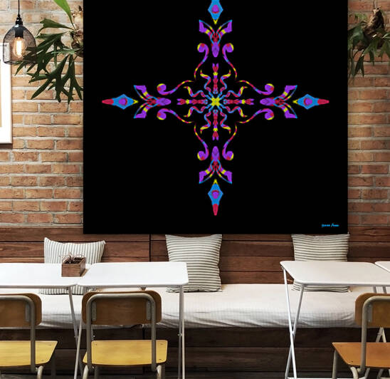 Intertwined Square Stretched Only by Yesenia Ramos