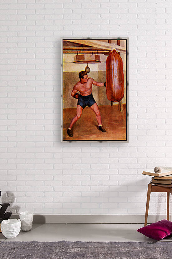 Vintage Thirties Boxing Art by Row One Brand