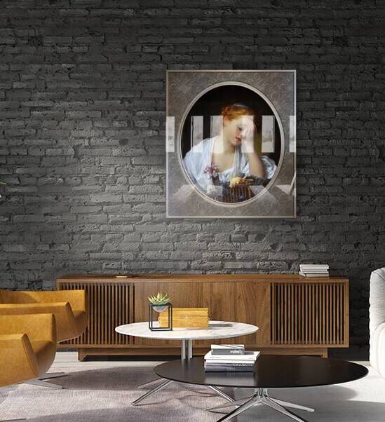 A Girl With A Dead Canary by Jean-Baptiste Greuze Remastered Xzendor7 Classical Art Old Masters Reproductions by xzendor7