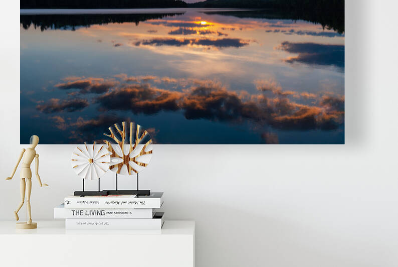 Glassy Lake Sunrise by Noah Lang