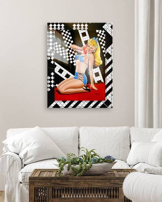 The Red Hotline by Peter Driben Remastered Vintage Retro Xzendor7 Art Reproductions by xzendor7