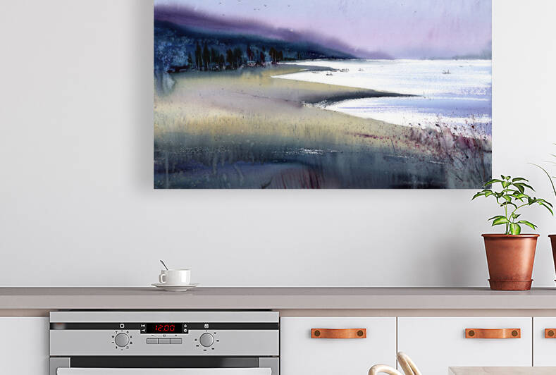 Purple bay by Eugenia Gorbacheva