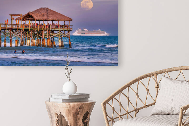 MOONRISE COCOA BEACH by Ercan Ekinci