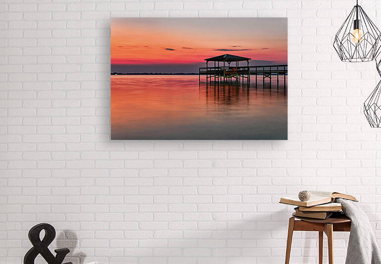 SUNRISE AT INDIAN RIVER LAGOON by Ercan Ekinci