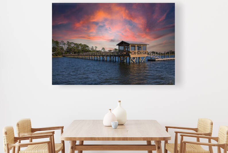 Sunset at Lagoon by Ercan Ekinci