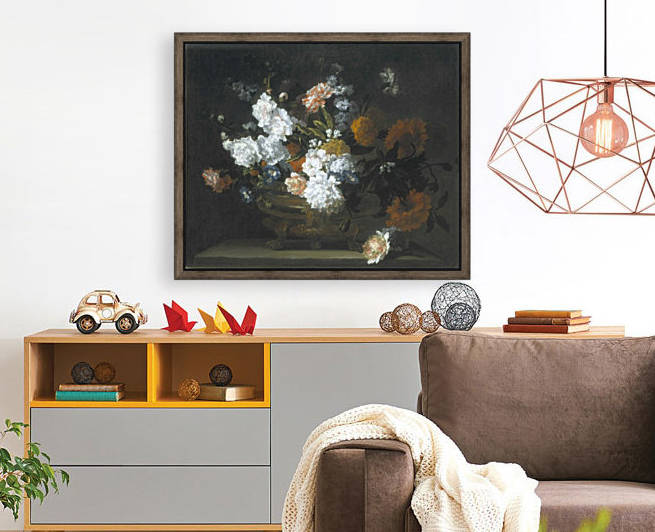 Peonies, Carnations, Poppies and other flowers by Jean Baptiste Monnoyer