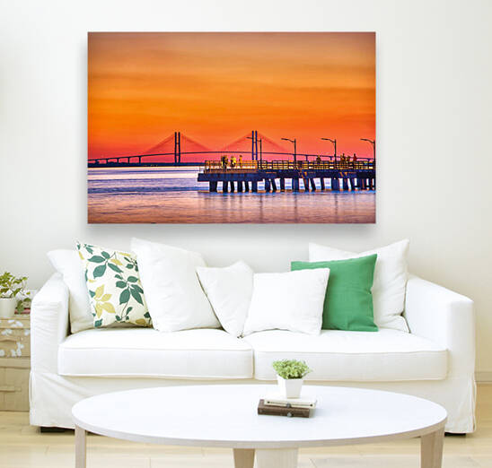 SUNSET at SIDNEY LANIER BRIDGE by Ercan Ekinci