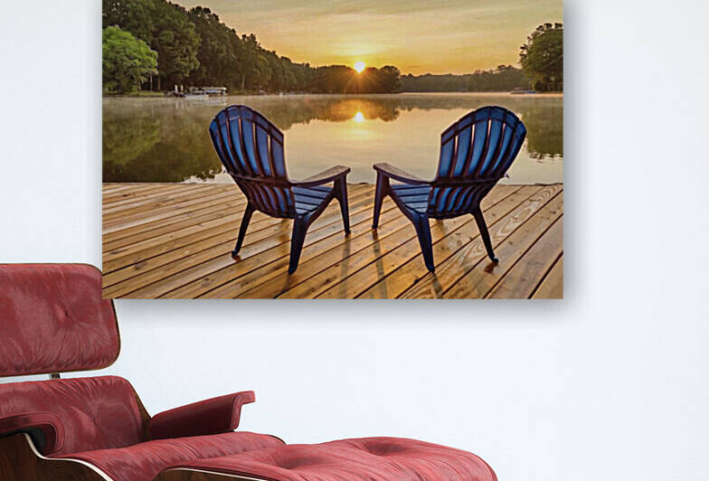 CALM LAKE SUNRISE by Ercan Ekinci