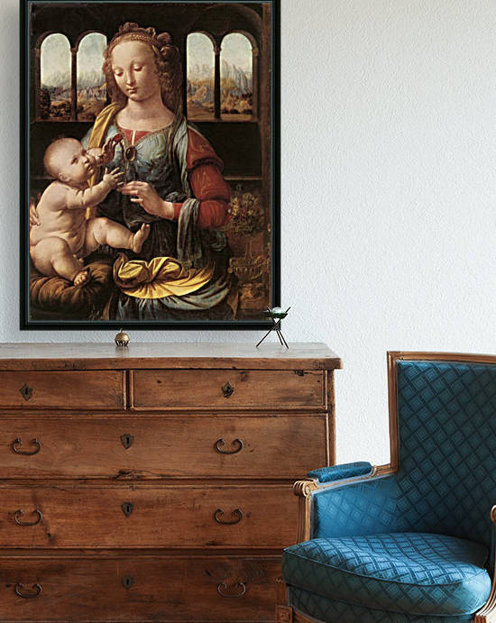 The Madonna of the Carnation by Leonardo da Vinci