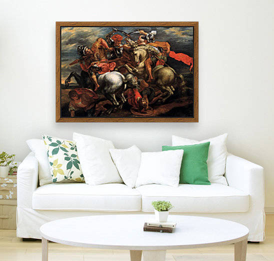 The Battle of Anghiari by Leonardo da Vinci