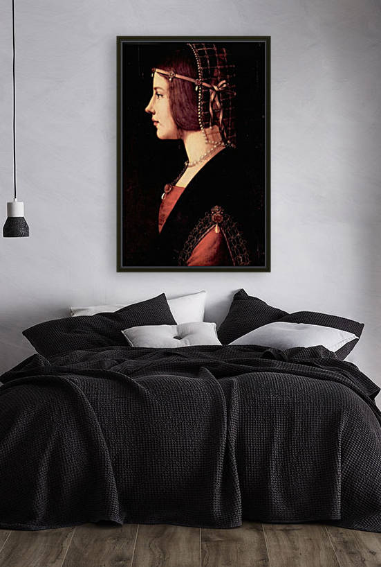 Portrait of a Lady Beatrice by Leonardo da Vinci