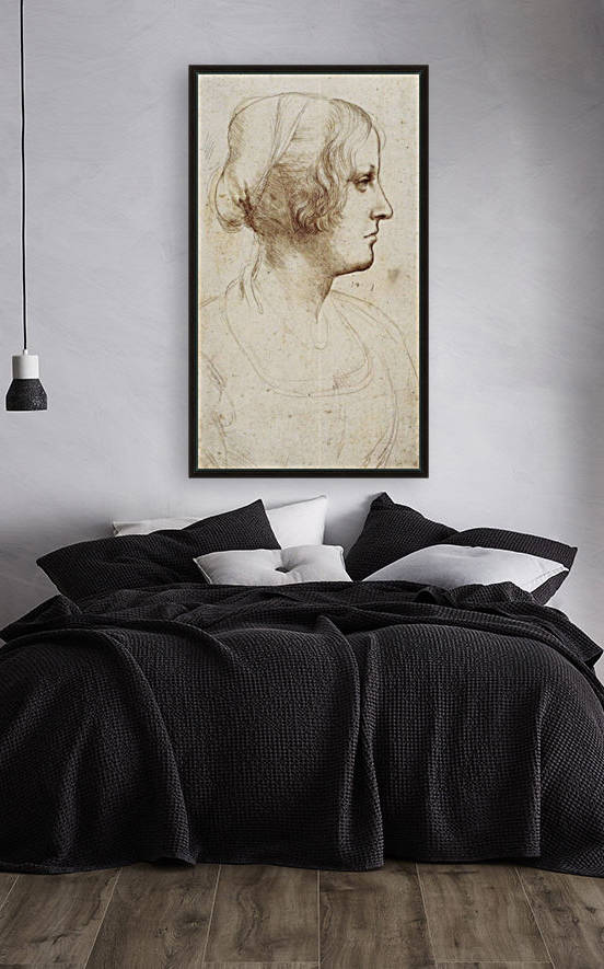 Head of girl by Leonardo da Vinci