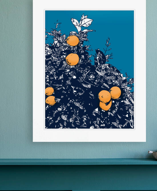 Orange Stamp by Tricia Greaves