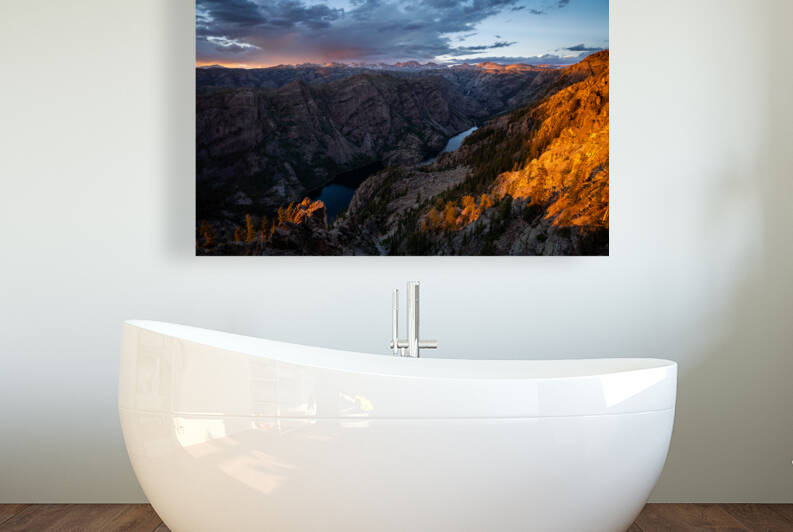 Sacred Rim Mountain Sunset by Noah Lang