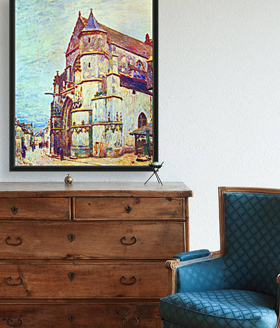 Church of Moret After the Rain by Sisley