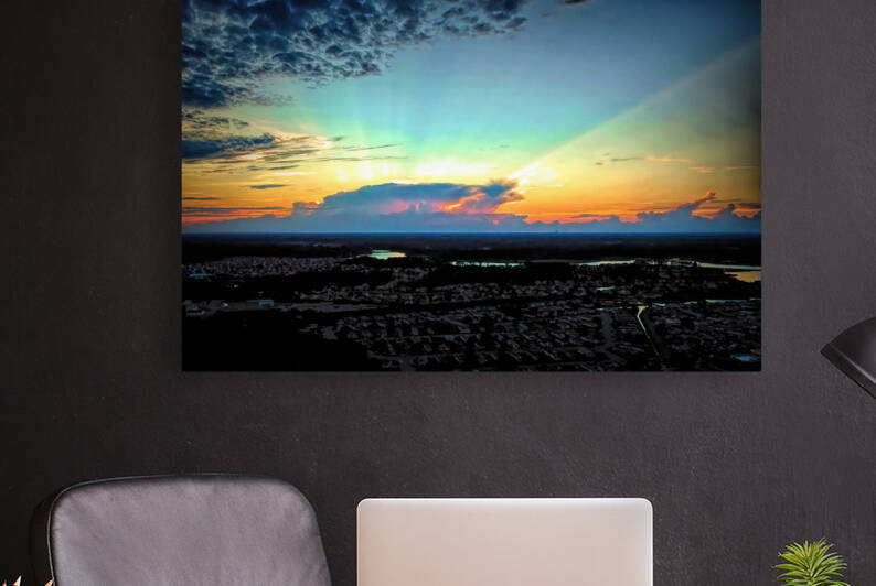 Sunset Over Dirickson Creek by Bill Swartwout Photography