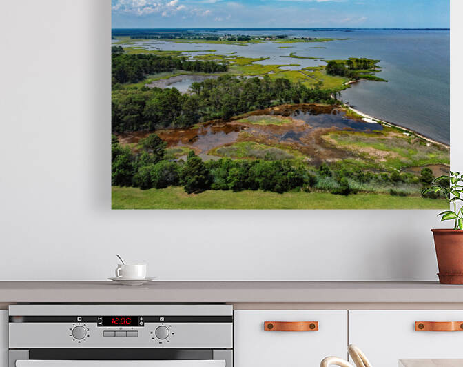 Ocean City Assawoman Bay Lighthouse Sound by Bill Swartwout Photography