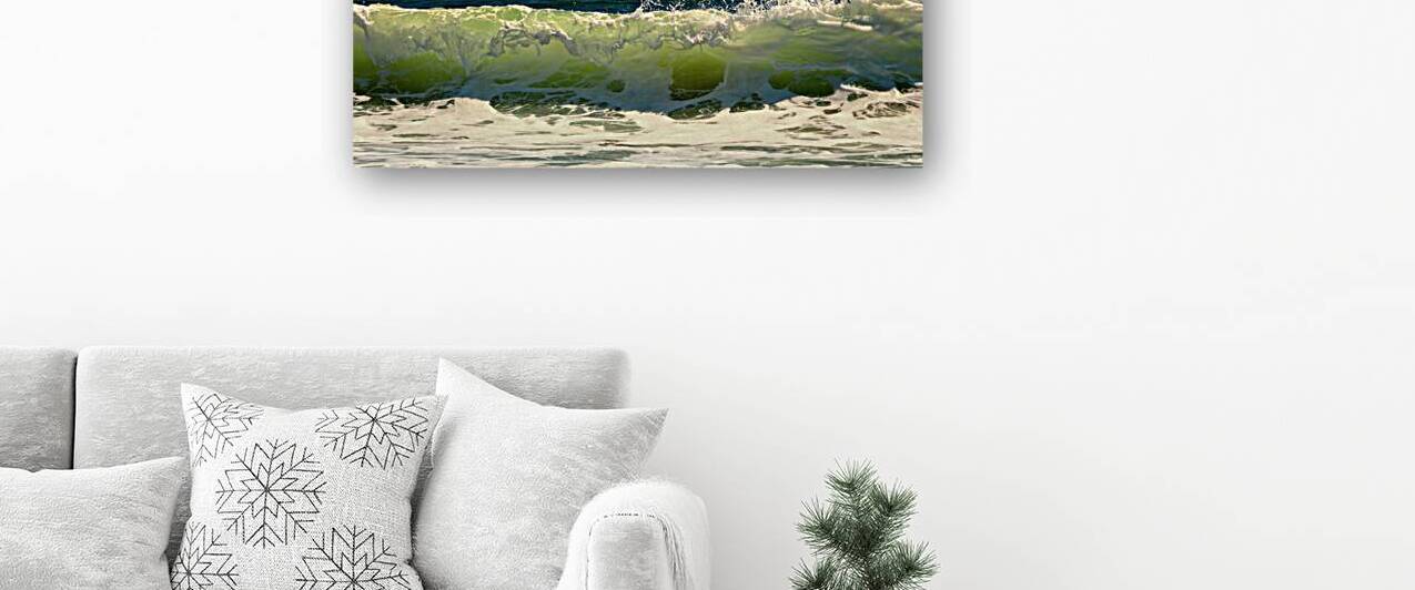 Green Wave Panorama by Bill Swartwout Photography