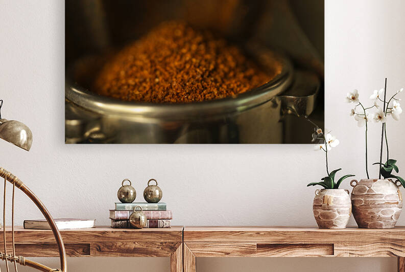 Fresh Ground Coffee Mount by Iris H Richardson