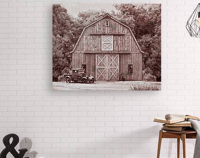 Old Barn with Vintage Truck Old Style Photo by Bill Swartwout Photography