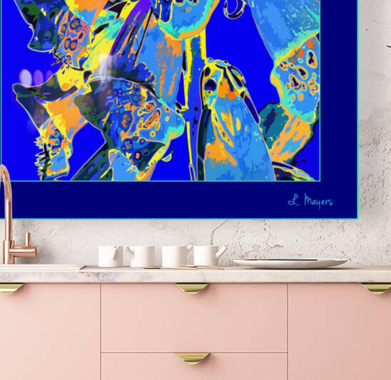 FOXGLOVES 001  by LES MAYERS 