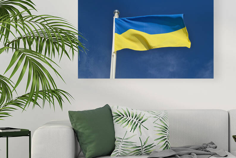 flag of Ukraine by Esa Hiltula