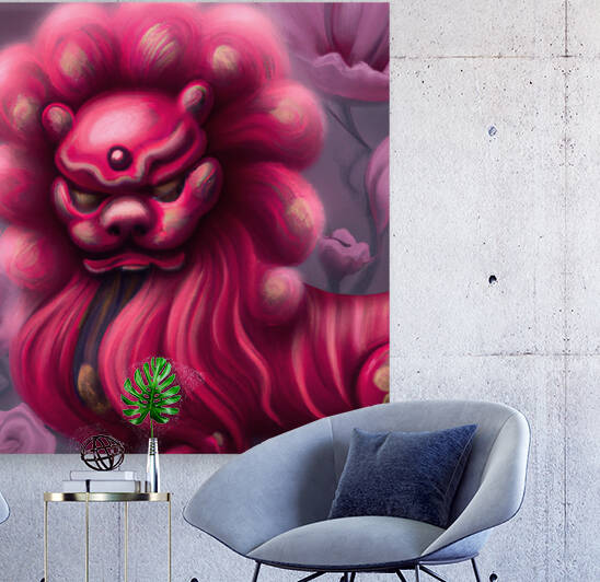 Chinoiserie Lion by Chris Sugar