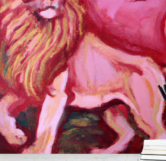 Chinoiserie Lion by Chris Sugar