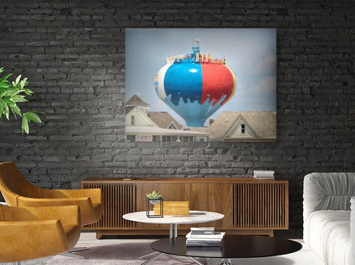 Beach Ball Water Tower Ocean City by Bill Swartwout Photography