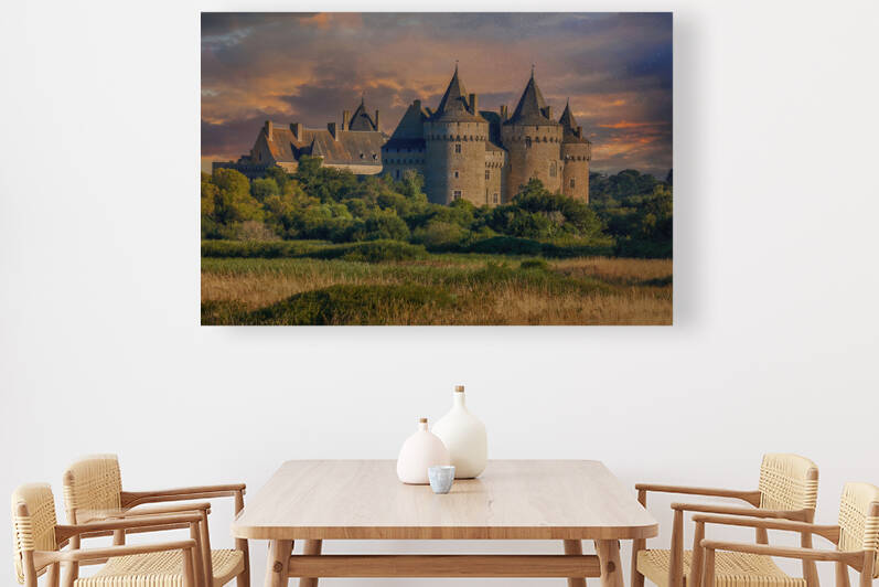 Castle in Sarzeau France by Younsi