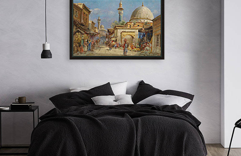 Orientalisches Strassenmotiv by Carl Wuttke