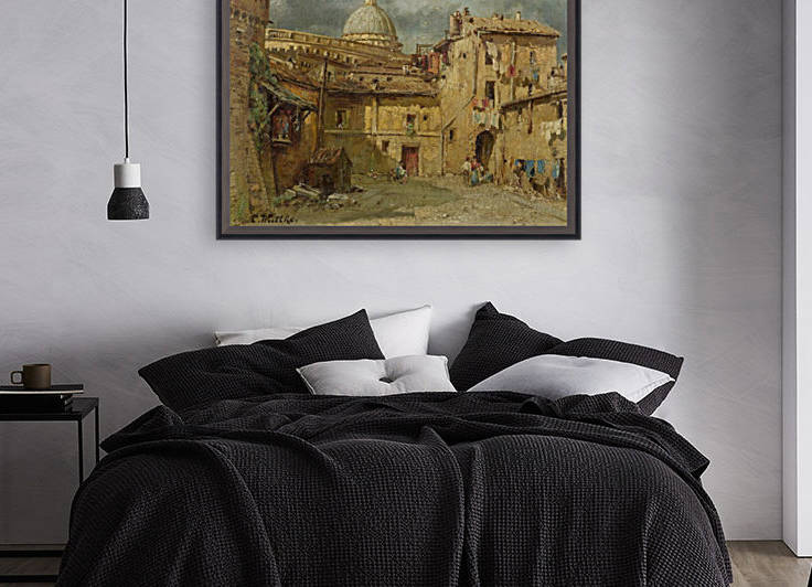 In den Strassen von Rom by Carl Wuttke