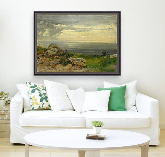 Landscape in Taormina, Sicily by Carl Wuttke