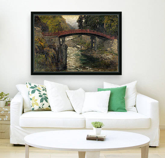 The sacred bridge in Nikko by Carl Wuttke