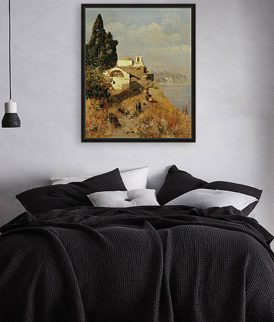 On Ischia in Casamicciola by Carl Wuttke