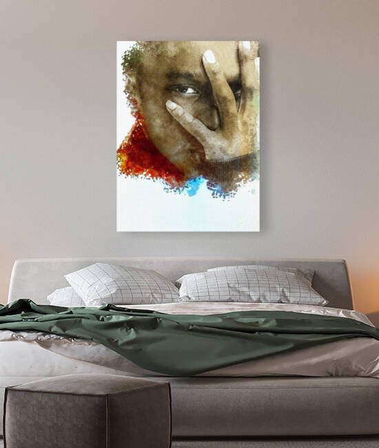 Hand  Face by Robert Ruggiero