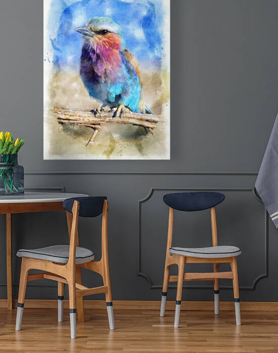 Watercolor Bird by Robert Ruggiero