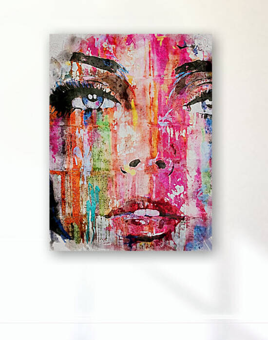 Painted Face by Robert Ruggiero