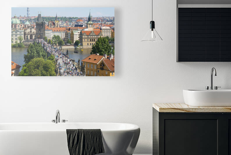   Charles Bridge in Prague Czech Republic by Sergio Delle Vedove